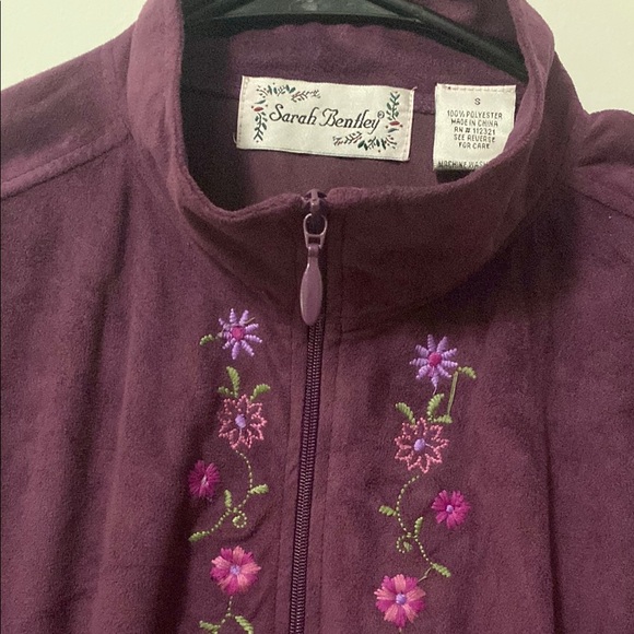 Embroidered Purple Jacket - Picture 4 of 6